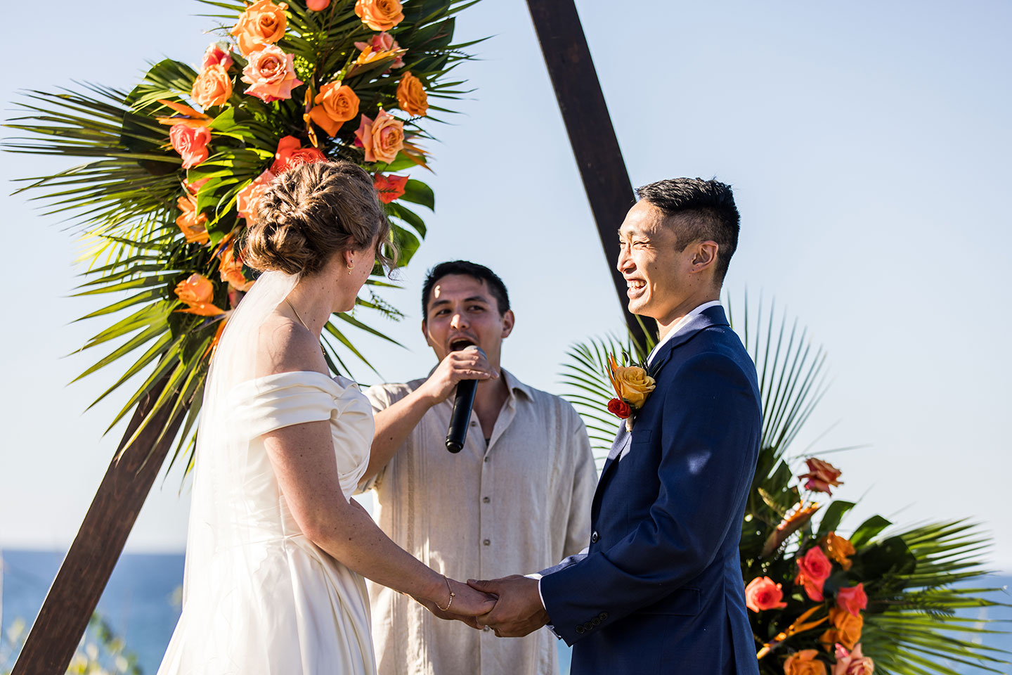 Mexico beach wedding photography