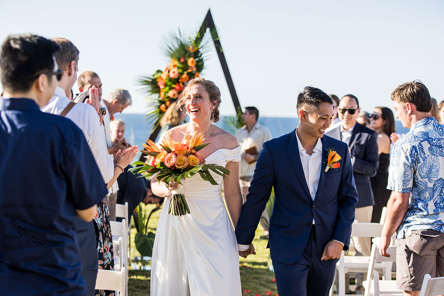 Wedding ceremony on the beach in Mexico