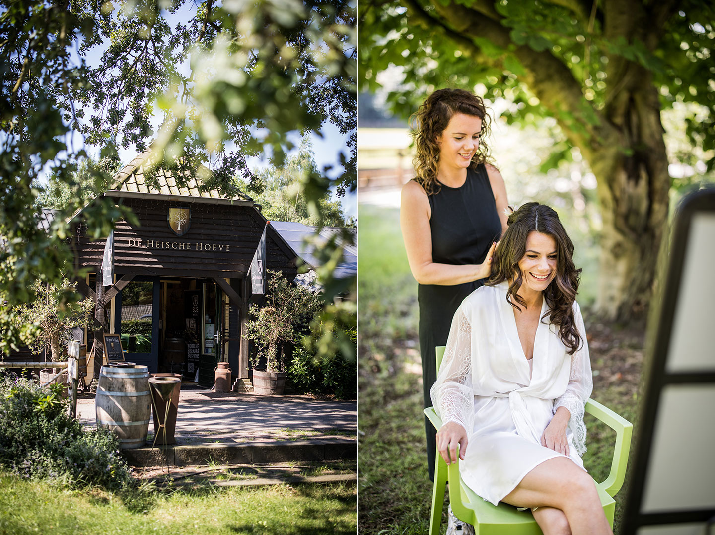 Bruidsfotograaf bij de Heische Hoeve