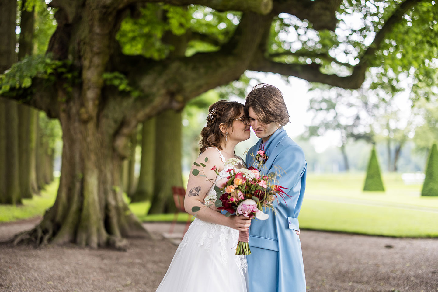 Huwelijksfotografie bij Kasteel de Haar