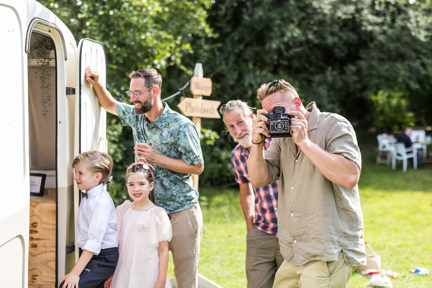 Festival bruiloft bij de Heische Hoeve