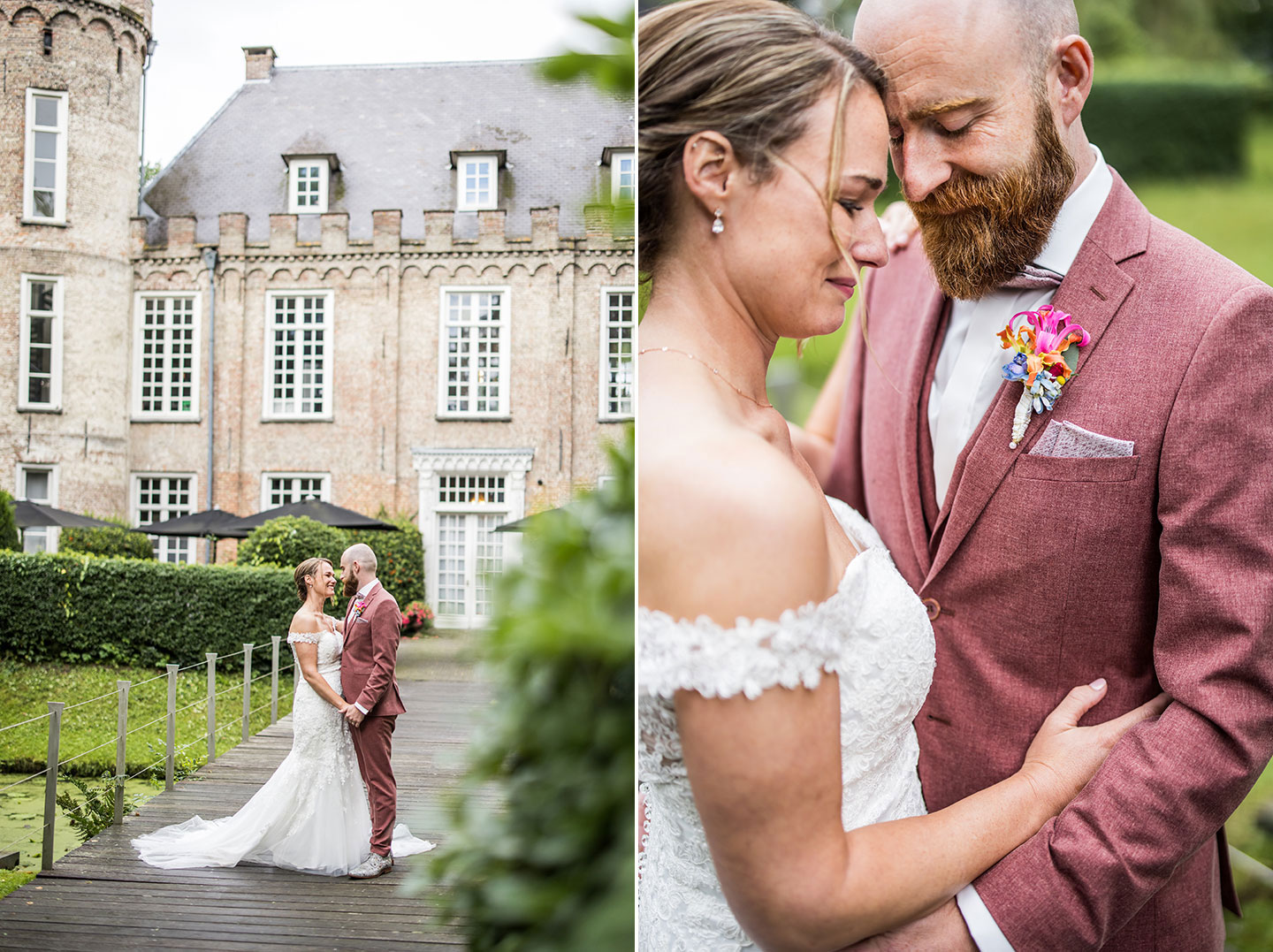 Bruidsreportage bij Kasteel Henkenshage