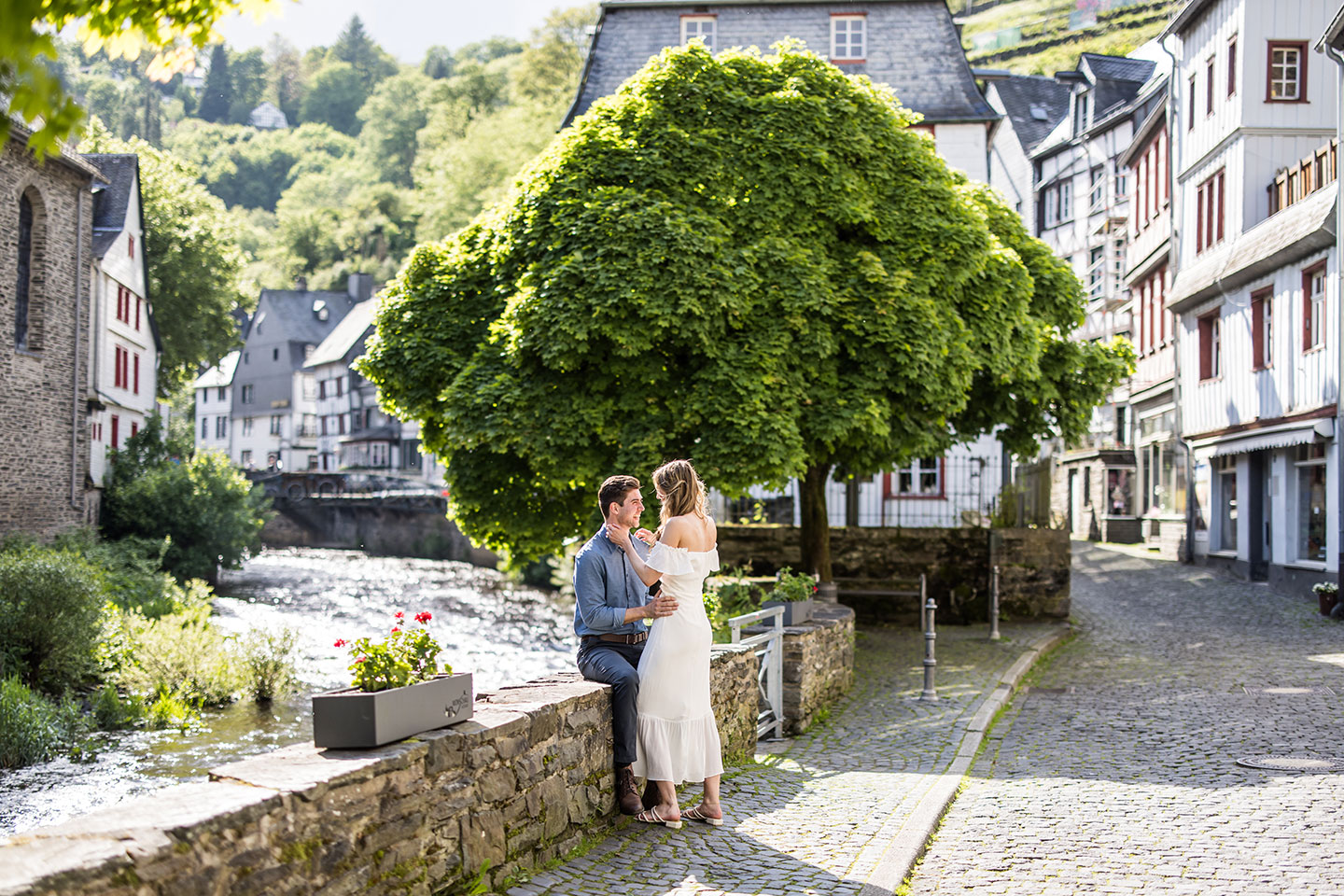 Engagement photography in Monschau, Germany